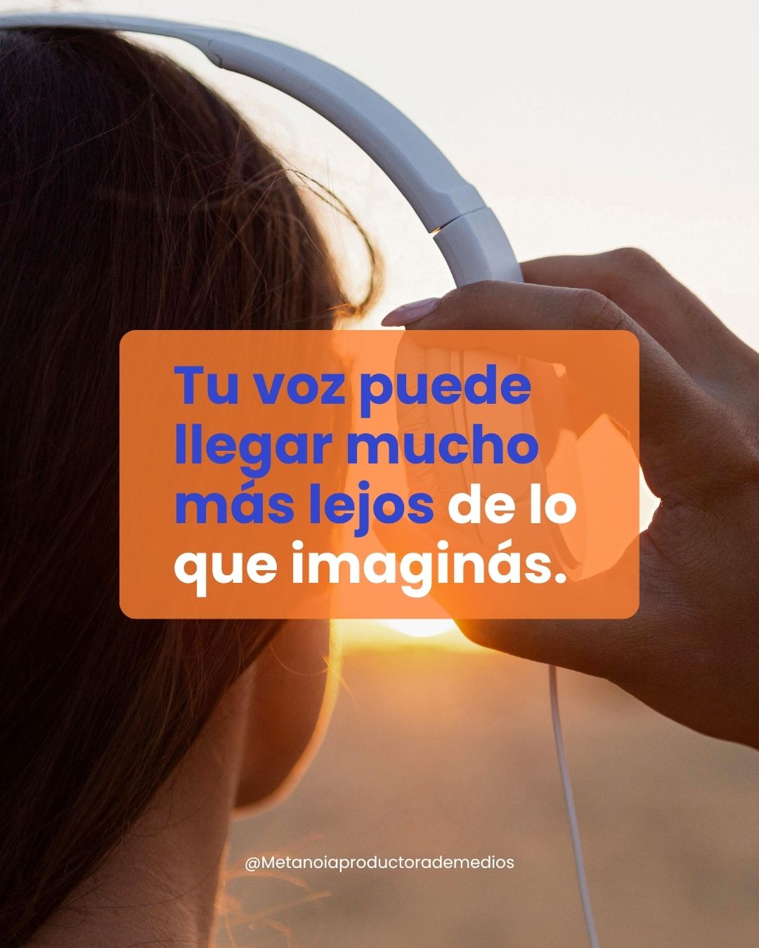 Tu voz puede llegar más lejos